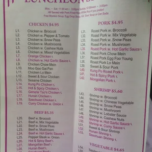 menu, sandwiches
