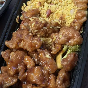 C16. General Tso's Chicken - Special Combo Plate