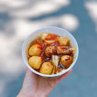 A1. Curry Fish Balls &amp; Rice Rolls