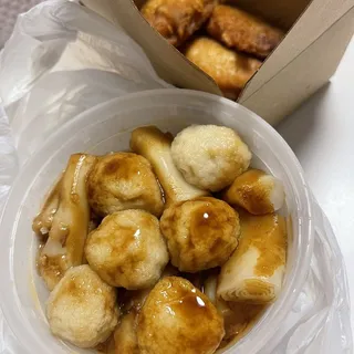 A2. Oyster Sauce Fish Balls Rice Noodles