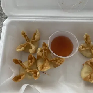 A6. Crab Cheese Wontons