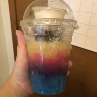 Nam Vam or tri color dessert. They make a pretty solid one here and it&apos;s a special treat that&apos;s hard to find in the Owasso/Tulsa area