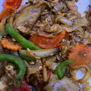 Pad Kee Mao aka drunken noodle