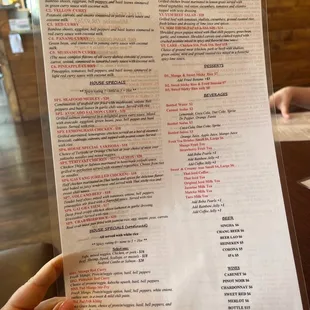 Great menu and great flavors!
