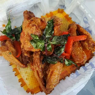 Spicy Chicken wings to-go!