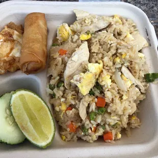 Fried rice with chicken