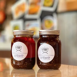 Chili oil!!!! Best with noodles!