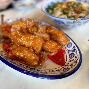 Sweet and sour fish. Like chicken but with fish!