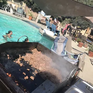 No matter wedding,church,school or like the picture a backyard BBQ . I can cater them all.