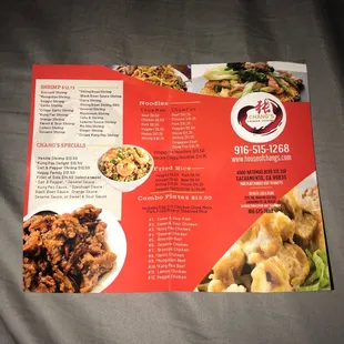 Menu "front"