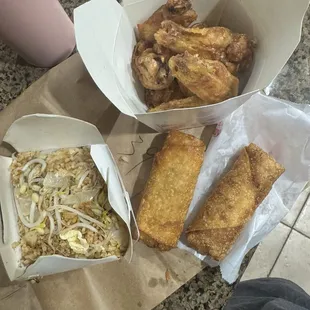 Chicken Wings Shrimp