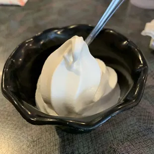 Soft serve ice cream for after! It's included!