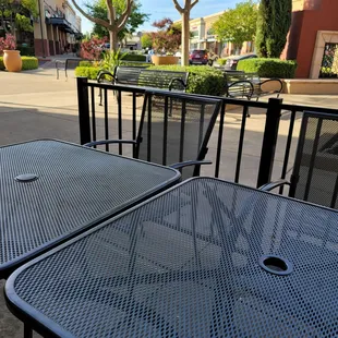 Outside dining from my table view