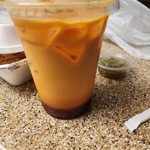 Check-in thai tea. Tastes delicious