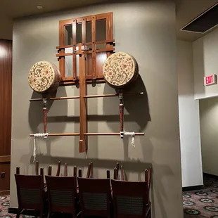 Antique design of the ancient drum