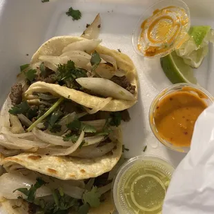 Tacos asados