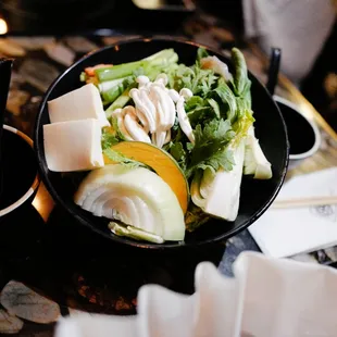 Veggie shabu shabu