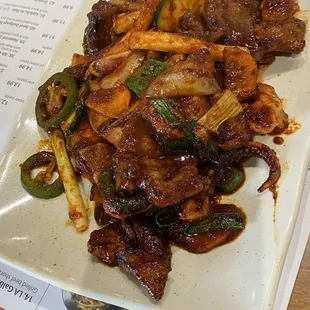Spicy Pork Squid
