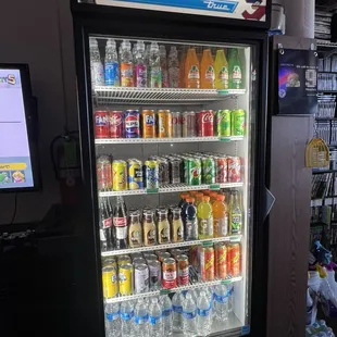 Lots of different drinks!