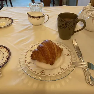 Croissant starter from the same breakfast as the quiche