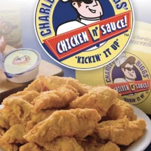 a picture of a plate of chicken nuggs