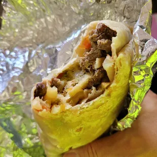 CA burrito.  Pretty good.