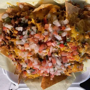 Chicken nachos