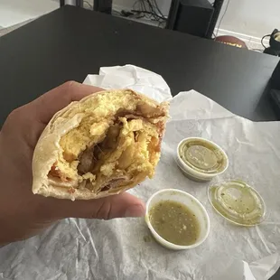 Breakfast burrito