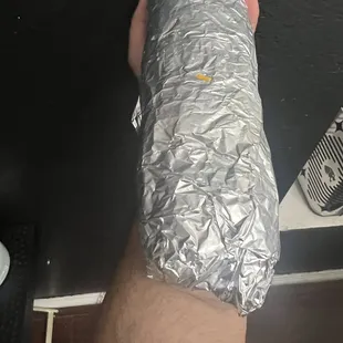 Grange asada burrito...