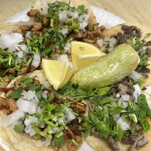 5 Mini Tacos/ Street tacos