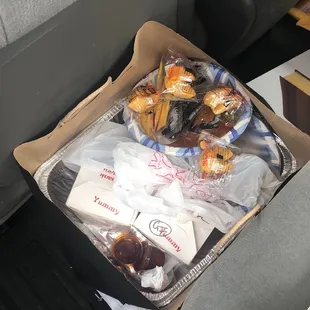 donuts, food, dough desserts