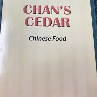 08/15/24- Chan's Menu