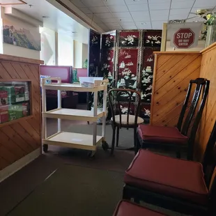 Inside the restaurant