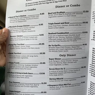 a hand holding a menu
