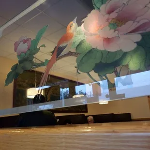 sushi and sashimi, interior