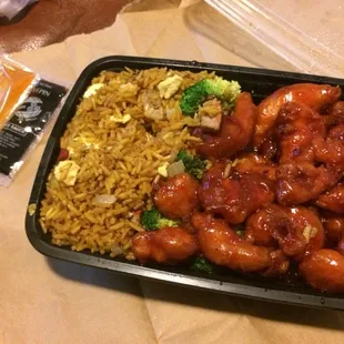 General Tso's combo