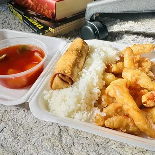 Sweet and Sour Chicken Lunch Special