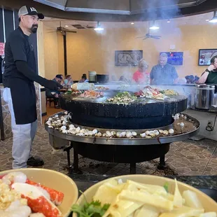 Waiting for the grill