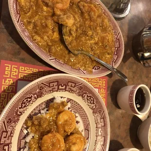 Shrimp with lobster sauce