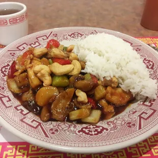 Cashew chicken.  Very flavorful.