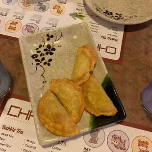 Avocado Cheese Wontons