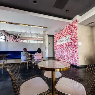 Spacious and comfortable. Very inviting lounge feel.