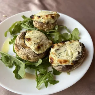 Stuffed Mushrooms, overpriced! Tiny portion for $18