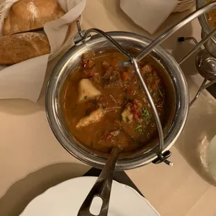 Traditional Hungarian Goulash Soup - outstanding!! Comes with fresh bread