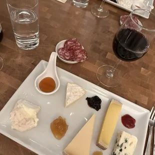French cheese tasting