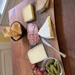Resulting charcuterie board
