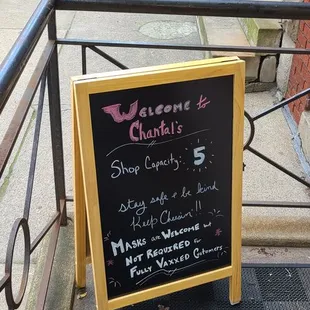 Welcome to Chantal's!