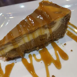 Sea salt caramel cheesecake