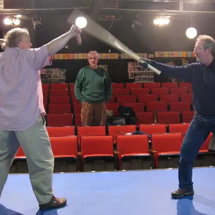 99 seats in Chanticleers Theatre. All comfortable and with good views of the stage.