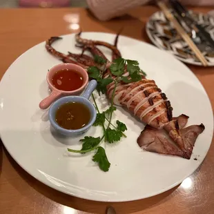Grilled Whole Squid